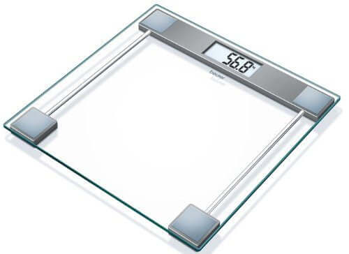 Cân điện tử đặt tại phòng tắm Beurer GS11