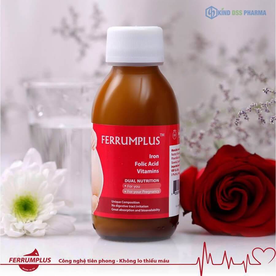 Ferrumplus bổ sung sắt (iii), vitamin b6, b12 giúp ngăn ngừa thiếu máu